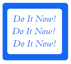 Do it now! poster